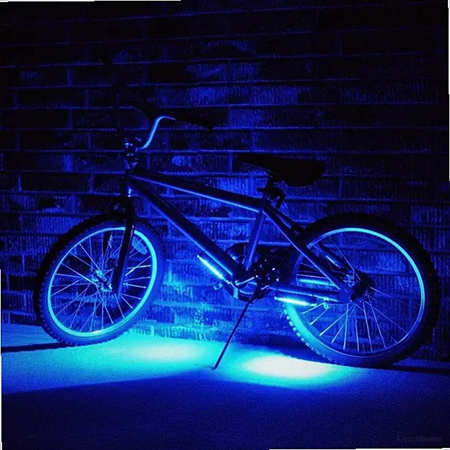 Go LED Bike Frame Light - Glowing Bike Underglow Light Bar for Night Riding - 4